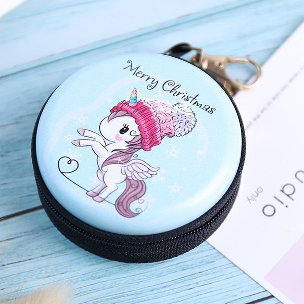 

women kawaii mini bag cartoon unicorn coin purse cute children kids girls wallet earphone organizer box bags christmas gift