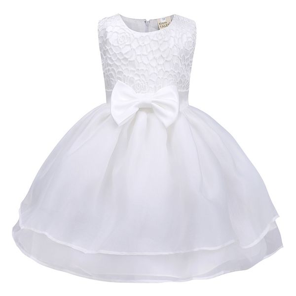 

младенческая малышка baby girl dress for 2-12m summer birthday party clothes bowknot крещение бальное платье без рукавов костюм принцессы, Red;yellow