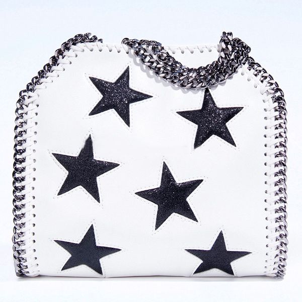

la maxza women bag pvc handbags lady bags with star pattern link chain women messenger bag fashion bucket