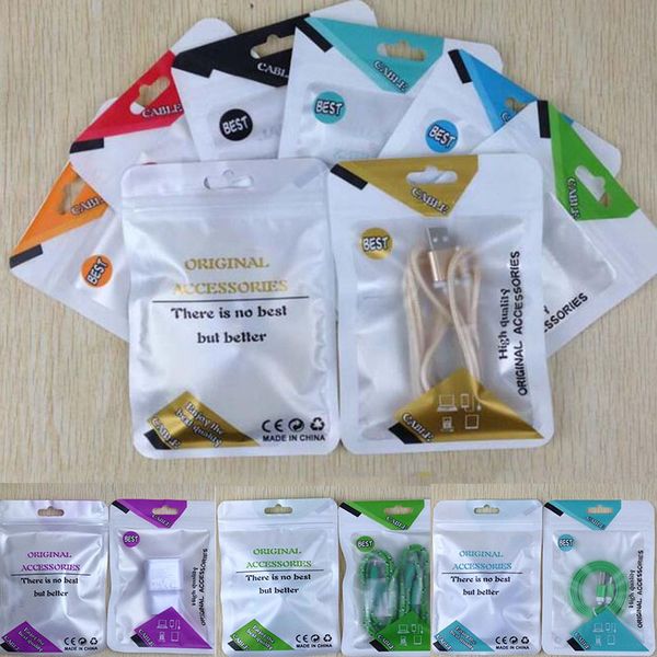 

10 5x15 zipper bag retail package bag pla tic poly opp for iphone am ung xiaomi u b cable hang hole packaging bag