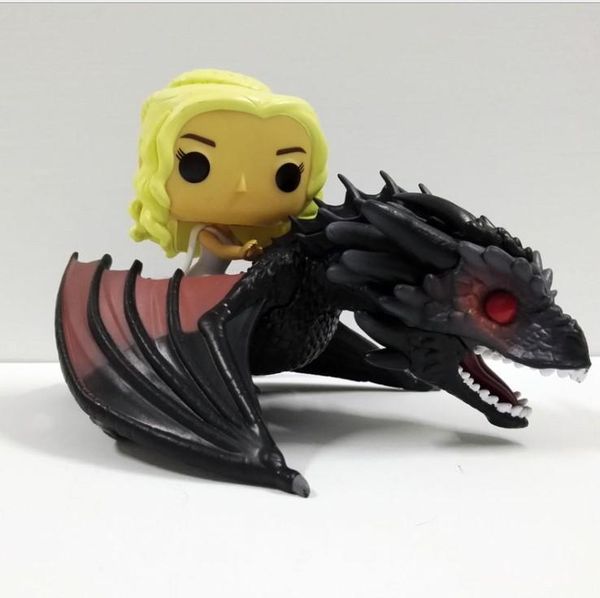 

kawaii правой игры песня льда и огнь funko поп # 15 danilis дракон матери верхом дракон коробка украшение ручного работы игрушки