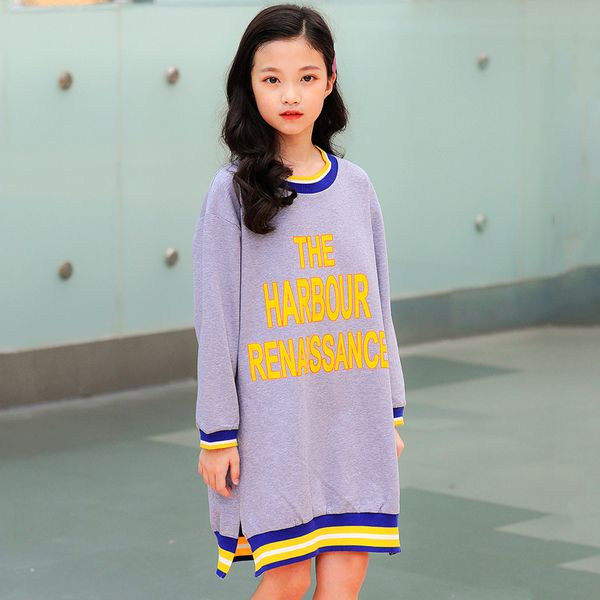 

big girls dresses long sleeve dress spring 2019 teenager dress baby girl clothes kids costume children 456789 10 12 14 15, Red;yellow