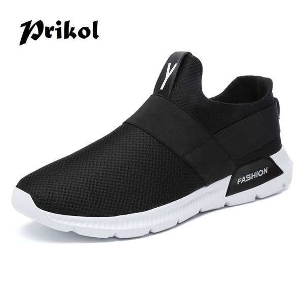 

prikol big size 39-46 trendy new design men tennis shoes light summer cool breathable sports shoes for men mesh sneaker obuv