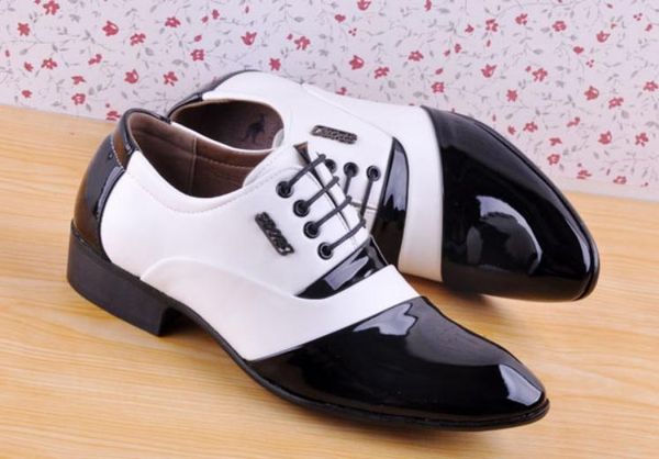 

2019 men's shoes in spring and autumn with new style low heel pointed end @143, Black