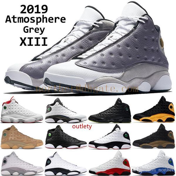 

2019 men 13 atmosphere grey basketball shoes mens 13s love and respect he got game cp3 home black cat barons hologram designer trainers