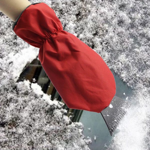 

car ice scraper miwinter warm car windshield snow shovel glove