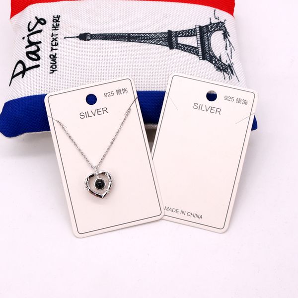 

мода 50 шт./лот 5*8 см ювелирные изделия бумага дисплей карты ожерелье кулон упаковка теги карты индивидуальные оптом, Pink;blue