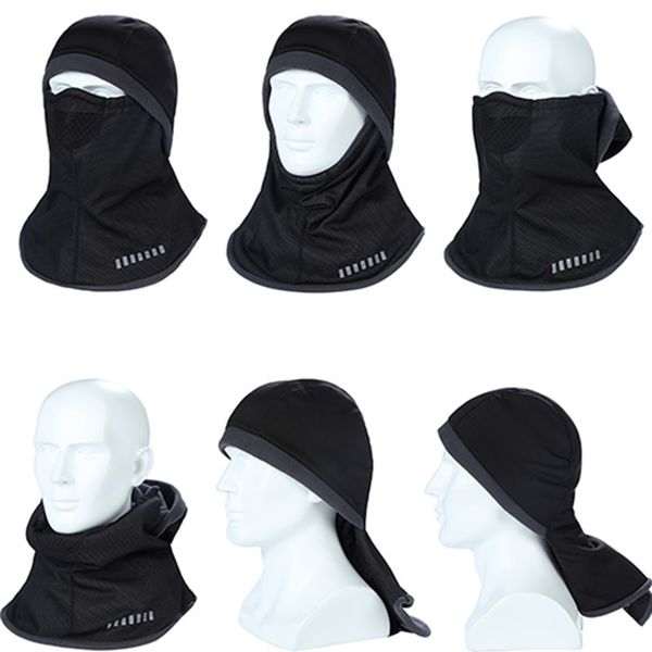 

inbike x-7 winter cycling face mask fleece thermal keep warm windproof ski mask cap snowboard bike bicycle cycling face, Black