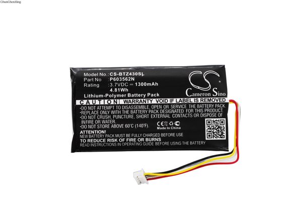 

cameron sino 1300mah battery p603562n for binatone z430bt