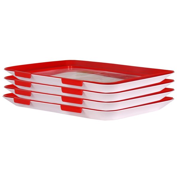 

clever tray creative food preservation tray plastic food storage container set food fresh storage microwave cover