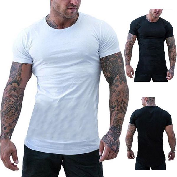 

shor sleeve tees o-neck breathable casual tshirts mens active tees mens summer tshirts designer natutal color, White;black