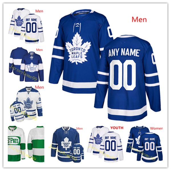 

Custom Toronto St. Pats Jersey Maple Leafs Mitch Marner John Tavares Morgan Rielly Auston Matthews Kapanen Hainsey Marleau