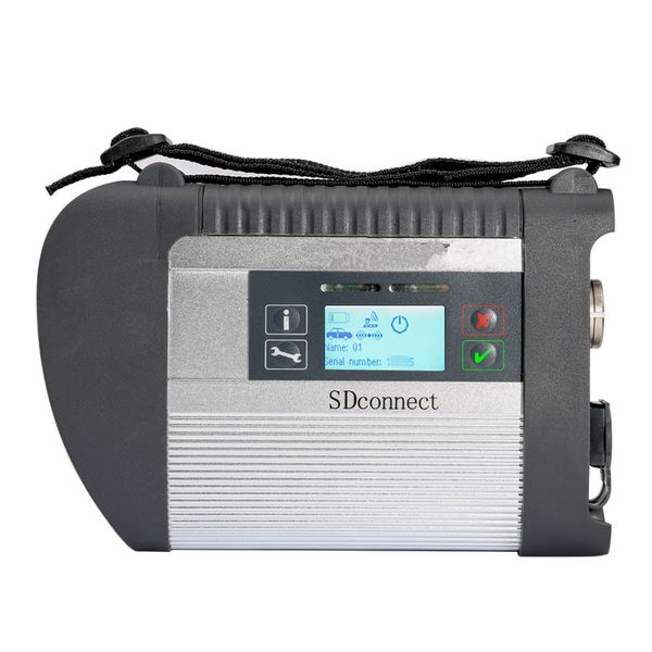 

mb star c4 with 5 cables sdconnect diagnosis multiplexer support cars and trucks ing