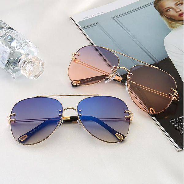 

european and american fashion sunglasses for men and women lovers travel street mirrors designer luxury sunglasses, Black