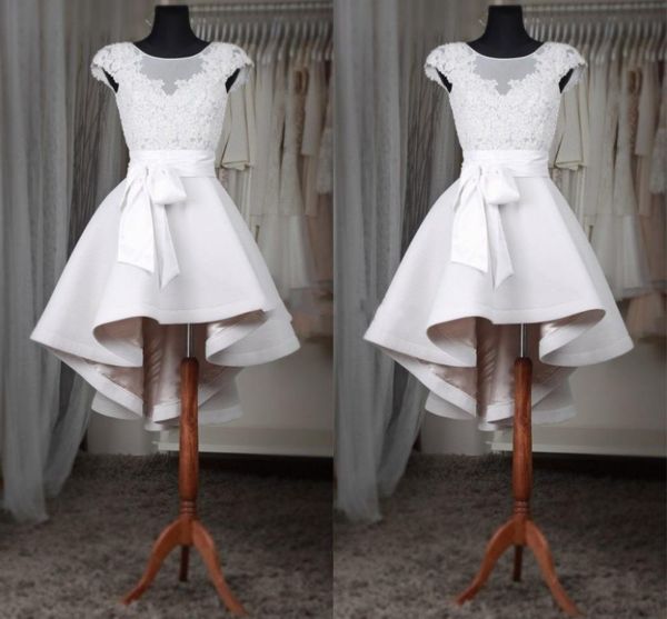 

cap sleeve white short prom dresses 1950s style appliqued lace puffy party dresses croest back vestidos graduation dress, White;black