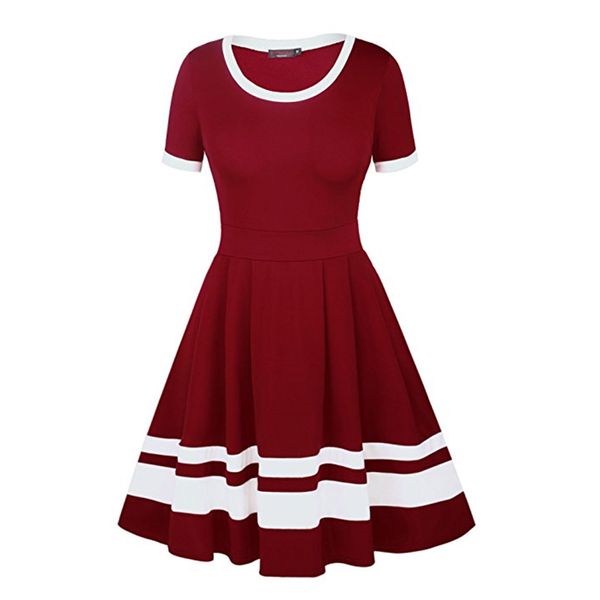 

summer 2019 europe and america cross border amazon popular autumn and winter long sleeve women's christmas print perspective hollow dre, Black;gray