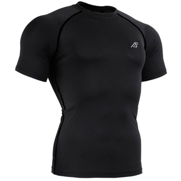 

cycling base layers compression cycling t-shirt base layers bicycle short sleeve shirt highly breathbale underwear jersey, Black;red