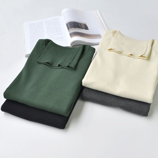

2019 fall winter mens warm pure cotton turtleneck sweater men pull homme sweter pullover men sweaters knitwear, White;black