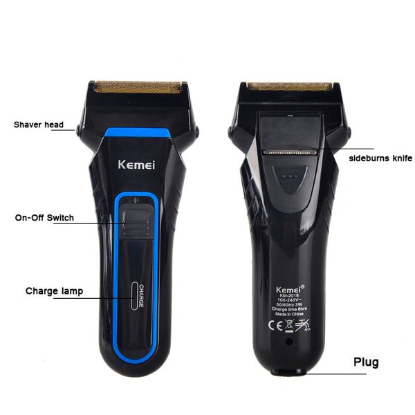 

kemei km-2016 mens electric cordless shaver razor trimmer rechargeable commercial hair trimmer bwkf iyqsk