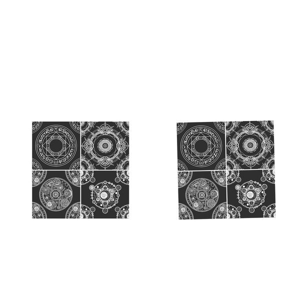 

2pcs floor tile sticker wall sticker for living room bathroom wall decor