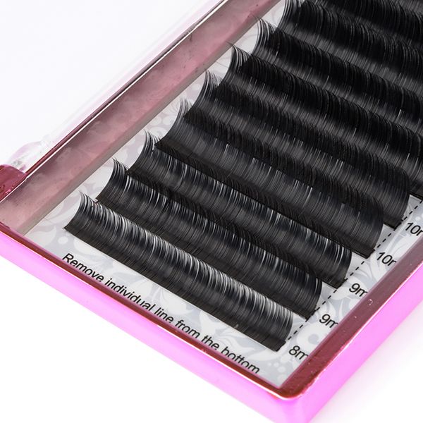 

mix length 2019 flat split tips eyelash extension natural soft cilios individual false eye lash extension8628781