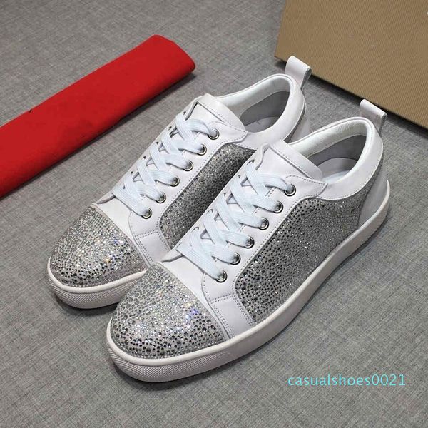 

2019 excellent designer red shoes low to help suede shoes woman39-47 c21, Black