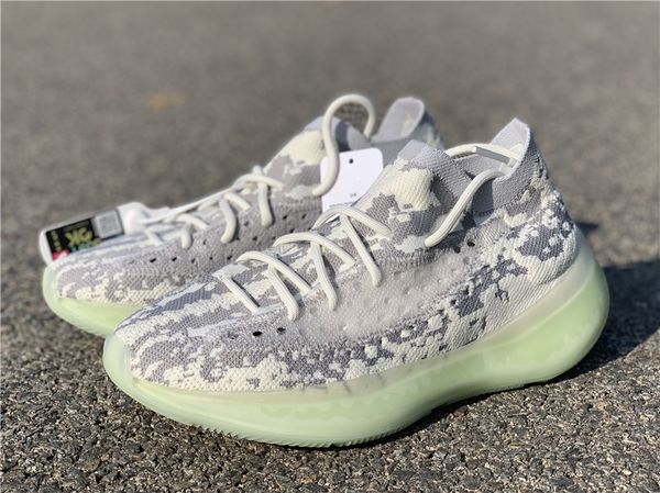 

2019 released authentic originals 380 alien white kanye west fv3260 fb6878 man woman running shoes sports sneakers with original box 36-46.5, Black