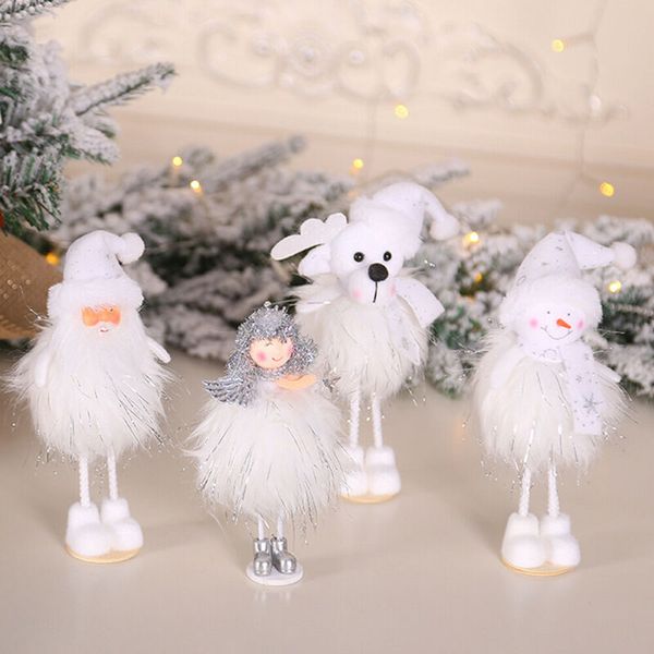 

2019 праздничные или вечеринок мини cute angel санта блестки рождественской елки подвески украшения главная украшения