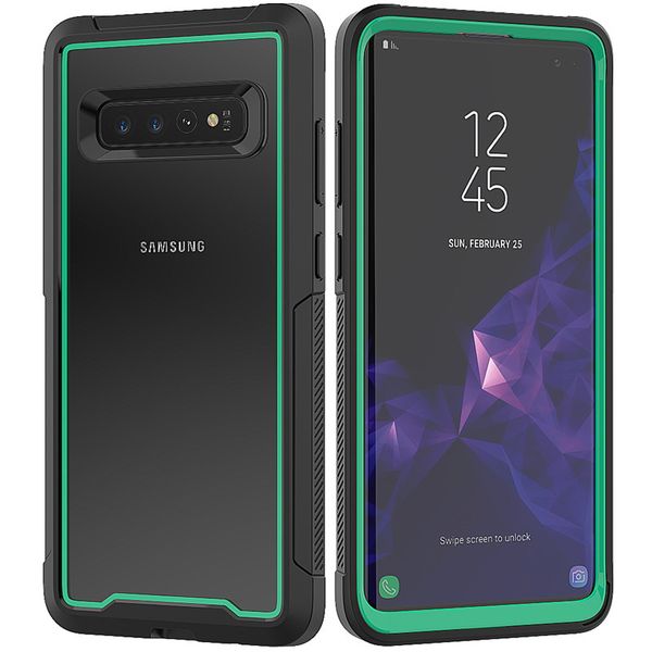 

Роскошный Прозрачный Гибридный Броня Противоударный Чехол Для Samsung Galaxy S10 S10 Plus S10e