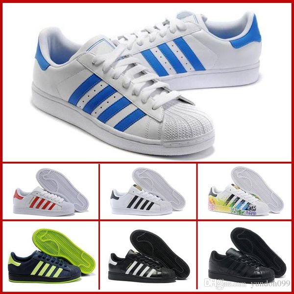 adidas superstar blancos con azul adidas superstar blancos con azul