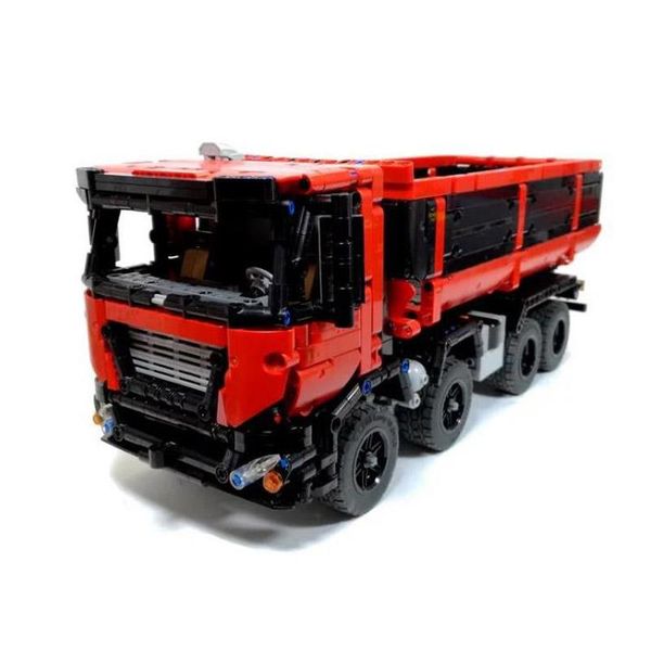 

moc-19929 8x4 самосвал строительные блоки кирпичи модель подходит для legoinglys technic power функции день рождения diy игрушки подарки