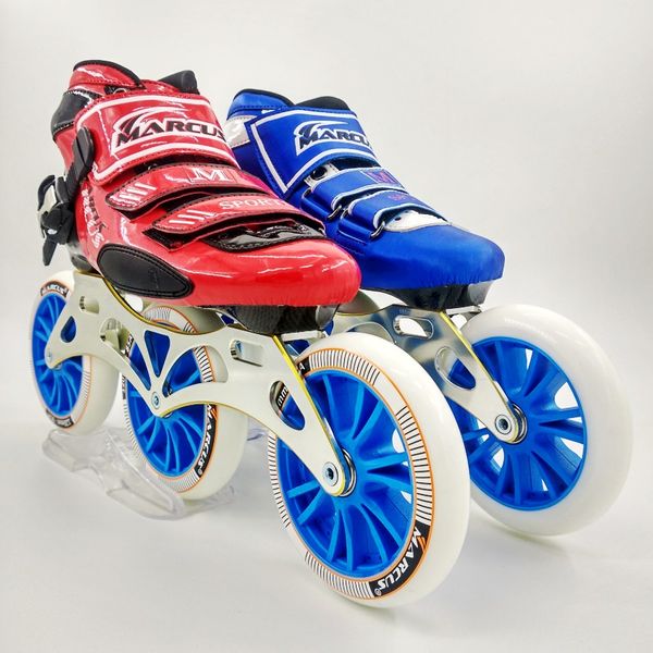 

original marcus speed skating shoes professional child roller skates with 120mm wheel inline skates wheels