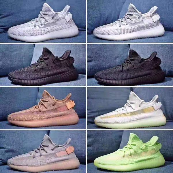 

2019 new butter v1 v2 breds semi frozen yellow blue tint zebra sesame beluga 2.0 cream white kanye west designer shoes sneakers, Black