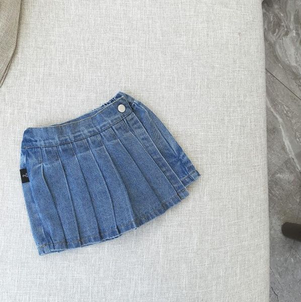 

2020 new arrival girls denim shorts summer draped girls shorts 1-7 years qh201, Black