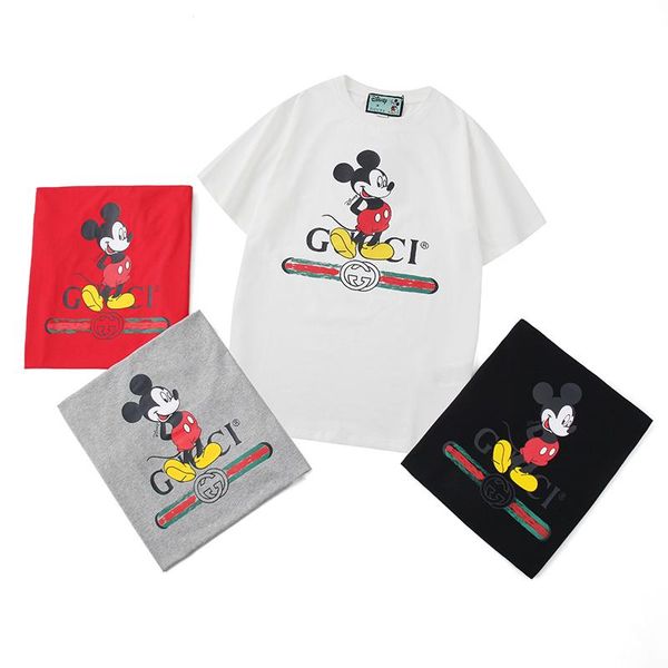 

2020 summer new t-shirts for men and women short sleeve t-shirt blouses novelty individuality cool classic high quality, White