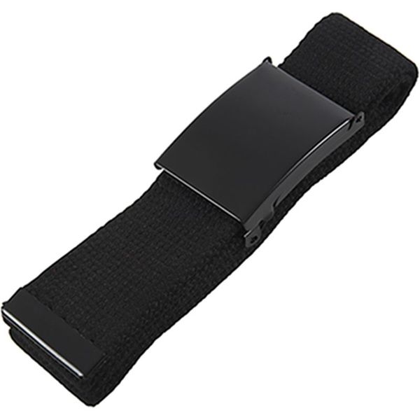 

canvas strap canvas belt with buckle (black, Black;white