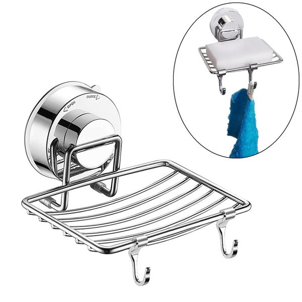 

stainless steel soap holder with removable hook bathroom soap dishes holder scrubber hook kitchen sponge drain rack sink