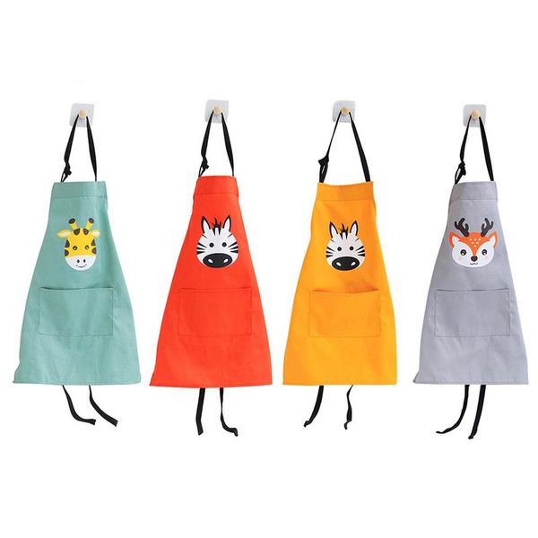 

lovely cartoon apron sleeveless waterproof anti-oil aprons kitchen cooking waist bib creative women apron bbq kitchen household