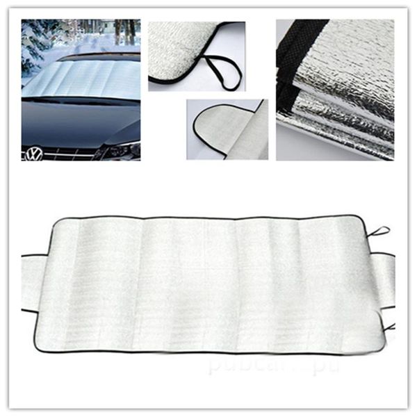 

kuulee 1pcs car anti-sun folding windshield sunshade cover sunvisor silvering sun shield protector car covers outdoor