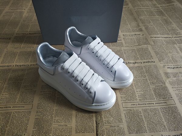 

3 35 46 fashion men designer real leather oversized sneaker women casual m reflective size 5- outdoor shoes