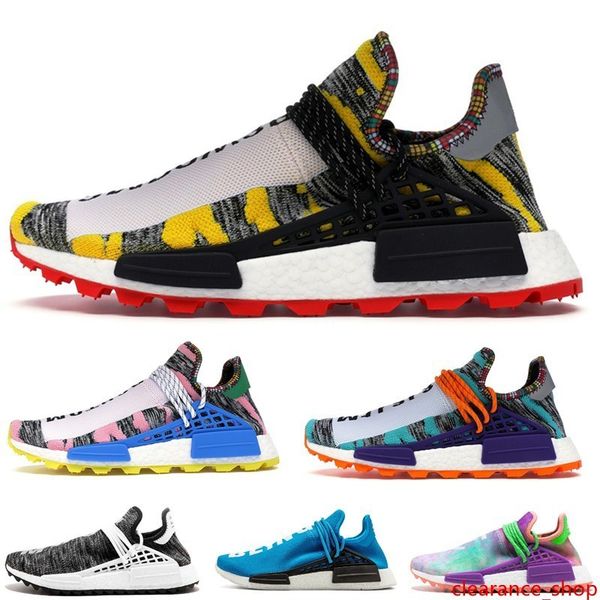 

2019 human race running shoes pharrell williams hu trail oreo nobel ink black nerd designer sneakers men women sport shoes trainers eur36-47