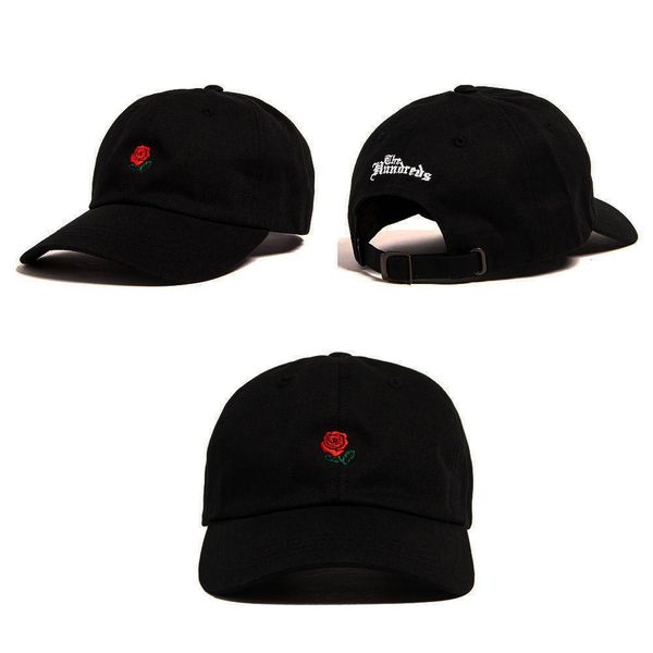 

modern 100% cotton rose embroidery cap snapback hip hop dad cap designer hats drake men women visor hat skateboard gorra bone, Blue;gray