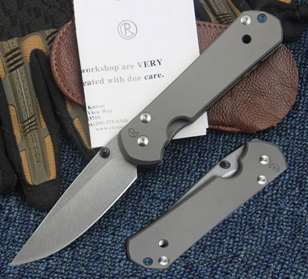

CHRIS REEVE CR Folding Knife D2 Blade 21th Anniversary Version Sebenza 21 Outdoor Survival Gear Camping Pocket Hunting Knives P818R F