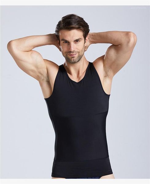 

mens underwear sculpt waist skinny mens underwear natural color mens tank breathable casual crew neck, White;black