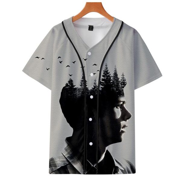 

2019 teen wolf jackets kpop fashion jacket new brand print long sleeve teen wolf baseball jacket for men streetwear, Black;brown