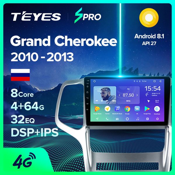 

teyes spro for grand wk2 2010 - 2013 car radio multimedia video player navigation gps android 8.1 no 2din 2 din dvd car dvd