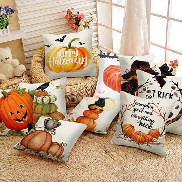 

halloween pumpkin throw pillow cover pillowcases decorative sofa cushion cover housse de coussin pillow covers decorative