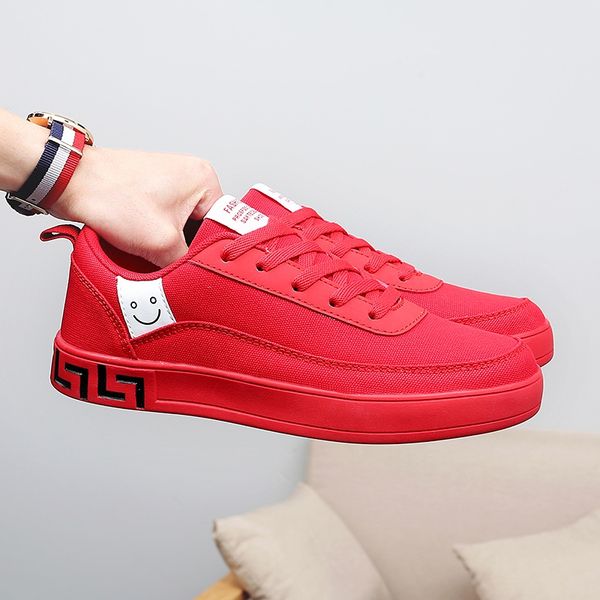 

men women popular couple canva shoes flat shoes black red autumn walking designer mens womens casual shoes