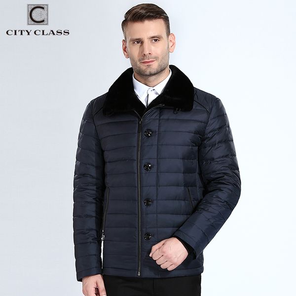 

city class new winter bio down men jacket diagonal zipper coats model 2018 business casual overcoat 8xl brand clothing 16828, Black