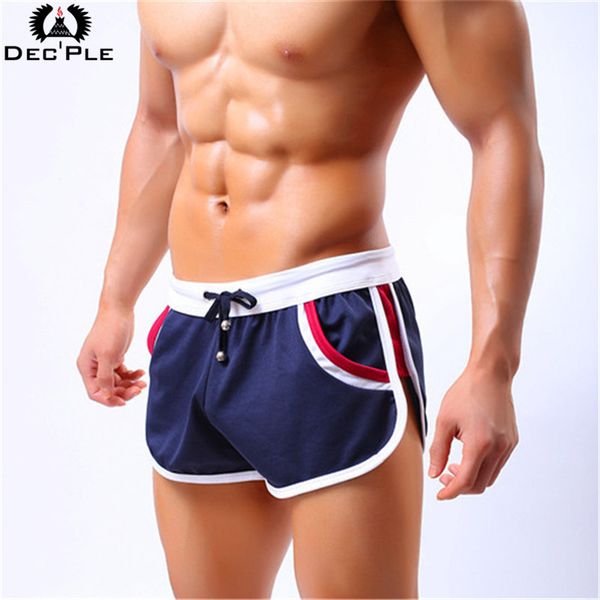 

2017 new low waist mens shorts fashion men fight leisure mesh breathable shorts boxers arrow men boxers for homewear m xl, White;black